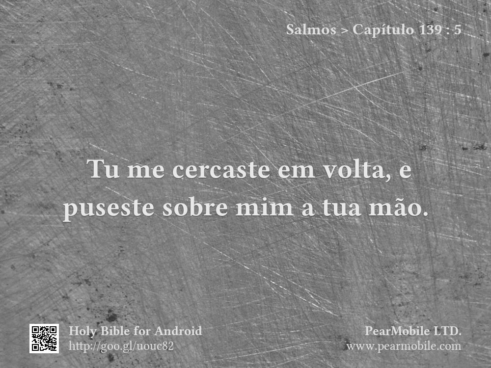 Salmos, Capítulo 139:5